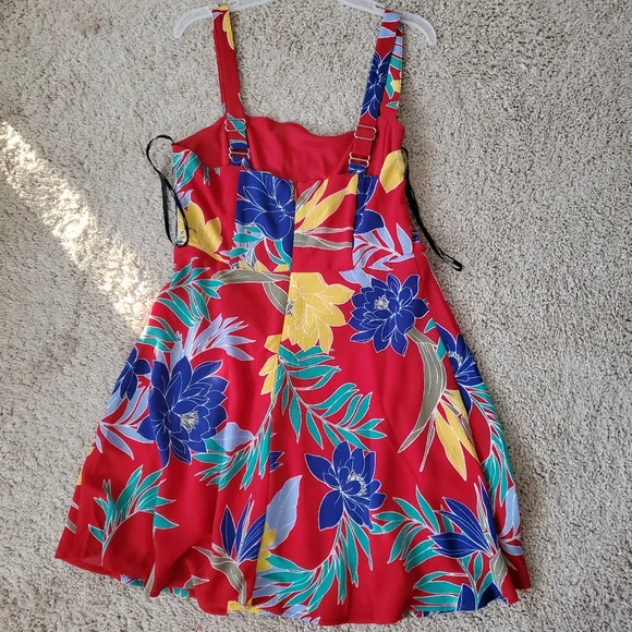Forever 21 Colorful Mini Dress Size Medium - Picture 3 of 5